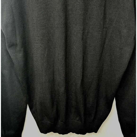 Stockhomme Mens Argyle Sweater V Neck Pullover Acrylic Black Gray Purple Size XL - Picture 6 of 11